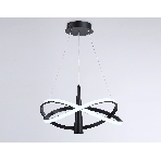 Подвесной светодиодный светильник Ambrella light FL5368/2+1 BK черный 47W 3000K-6400K D480*1200 (ПДУ ИК), фото3