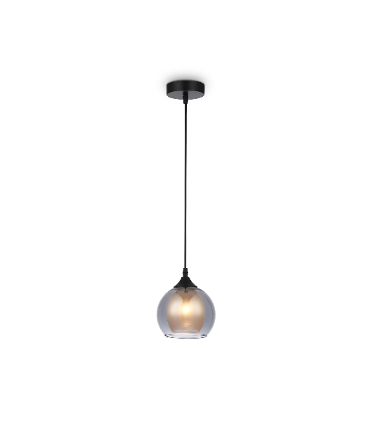 Светильник Ambrella light TR3539 BK/SM/FR черный/дымчатый/белый матовый E27 max 40W D130*800
