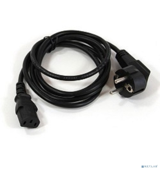 Кабель компьютер-розетка 220V (EURO) VDE 3G0,75мм2 VCOM CE021-CU 1,8 м
