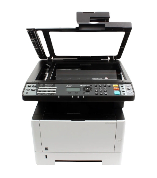 МФУ лазерное Kyocera Ecosys M2135dn (1102S03NL0), A4, ч/б, печ. до 35 стр/мин., скан. до 40 стр/мин (ч/б) 16 стр/мин. (цвет), 1200 x 1200 dpi (печать) 600x600dpi (скан.), USB, RJ-45