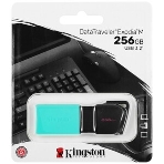 Флешка USB Kingston DataTraveler Exodia М (DTXM/256Gb), 256Gb, USB 3.2 Gen 1, R/W 150/60, черный/бирюзовый, фото14