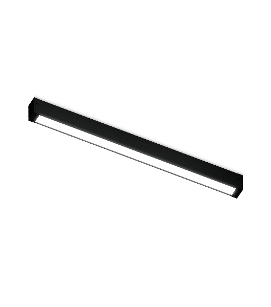 Светильник светодиодный трековый для шинопровода Magnetic Ambrella light GL1670 BK черный IP20 18W 4200K 220V 120° 452*25*42 (Без ПДУ)
