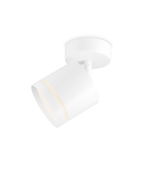Накладной поворотный спот Ambrella light TA1411 WH белый GX53 max 12W 82*80*150