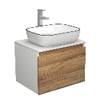 Комплект для ванной, 3 предмета (тумба Bau Dream Blackwood 60 + раковина BAU Stil Black Rand 50х40, белая, смеситель высокий Hotel Still), фото8