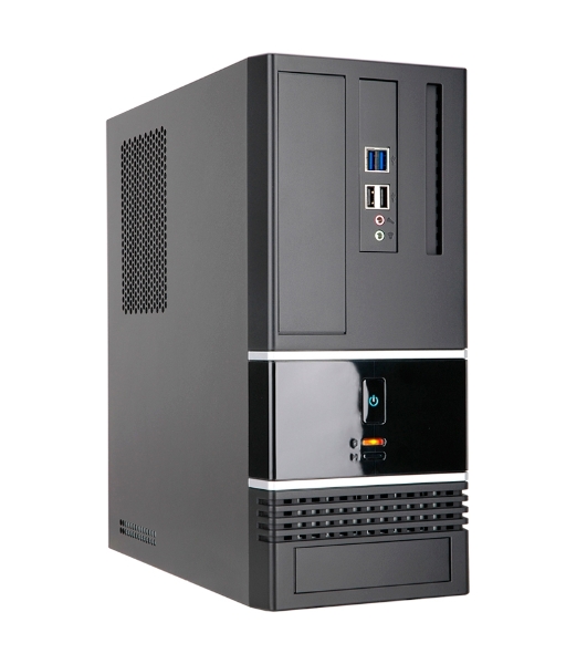 Компьютерный корпус INWIN BK623BL USB 3.0 (Micro-ATX, RB-S400BN1-0, 400W, 2xUSB 3.0, 2xUSB 2.0+Audio, черный)