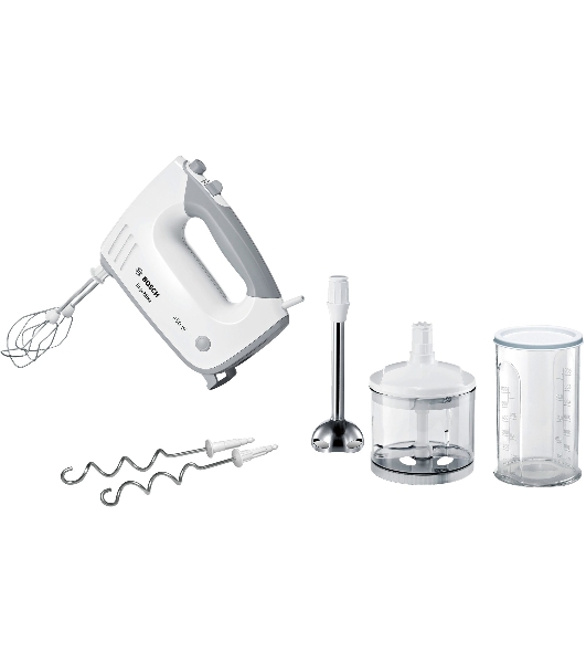 Миксер ручной Bosch MFQ36480 450Вт белый/серый