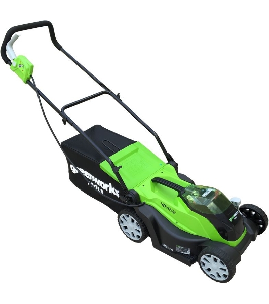 Газонокосилка аккумуляторная Greenworks 2501907UA, 40 В, 2 Ач