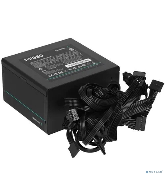 Блок питания Deepcool/GamerStorm PF650, 650Вт, 80 PLUS, 120мм, черный