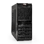 Компьютерный корпус Miditower ExeGate XP-329S-UNS400 (ATX, БП UNS400 с вент. 12см, 2*USB, аудио, черный), фото8
