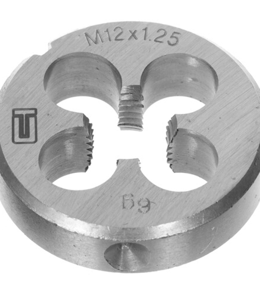 Плашка Сибртех М12x1,25 мм
