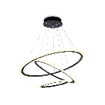 Светильник Ambrella light FA4361/3 BK черный 145W 3000K/4200K/6400K D770*800 (ПДУ РАДИО 2.4G), фото5