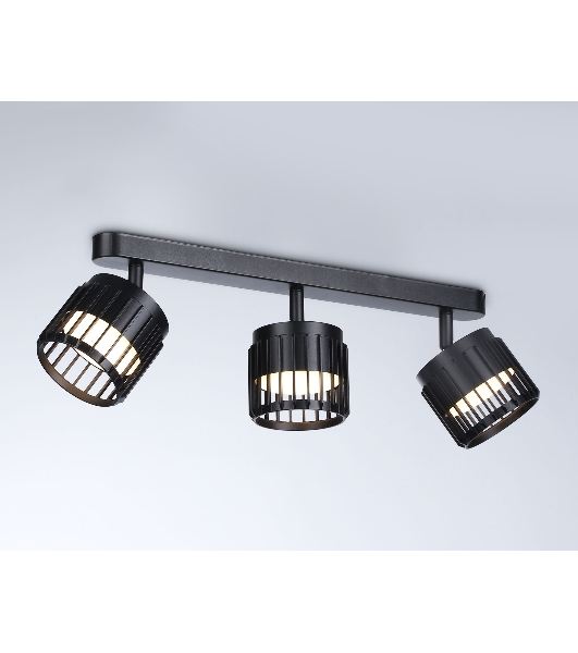 Светильник Ambrella light TN71168/3 BK черный GX53/3 400*100*125