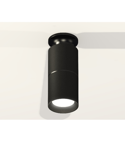 Светильник Ambrella Light XS6302200 SBK/PBK черный песок/черный полированный MR16 GU5.3 (N6902, C6302, A2061, N6102)