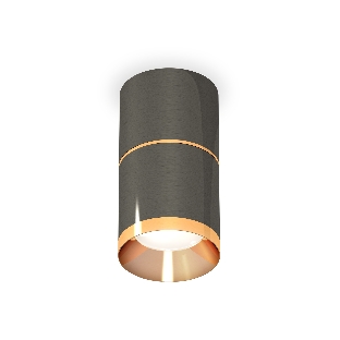 Светильник Ambrella Light XS7403081 DCH/PYG черный хром/золото желтое полированное MR16 GU5.3 (C7403, A2072, C7403, N7034)
