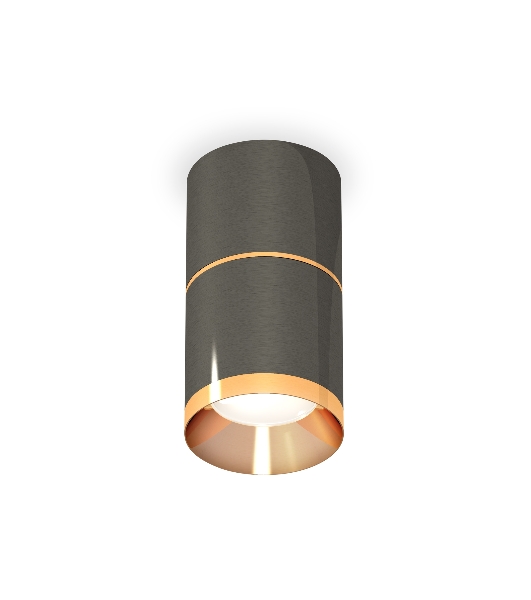 Светильник Ambrella Light XS7403081 DCH/PYG черный хром/золото желтое полированное MR16 GU5.3 (C7403, A2072, C7403, N7034)