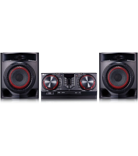 Мини-аудиосистема LG CJ44 черный 480Вт FM USB BT