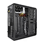 Компьютерный корпус Miditower ExeGate XP-329S-UNS400 (ATX, БП UNS400 с вент. 12см, 2*USB, аудио, черный), фото7