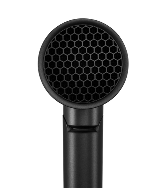 Фен Polaris PHD-2120 TI черный/фиолетовый, 2400 Вт, компактный, ионизация