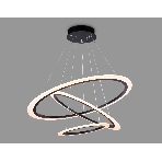 Светильник Ambrella light FA4361/3 BK черный 145W 3000K/4200K/6400K D770*800 (ПДУ РАДИО 2.4G), фото4