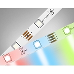 Светодиодная лента Ambrella light GS4301 5050 30Led/ 7.2W m/ 24V IP20 RGB/ 5000*10*1.87mm (4 конт.), фото14