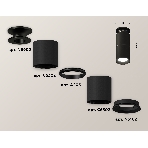 Светильник Ambrella Light XS6302200 SBK/PBK черный песок/черный полированный MR16 GU5.3 (N6902, C6302, A2061, N6102), фото 1