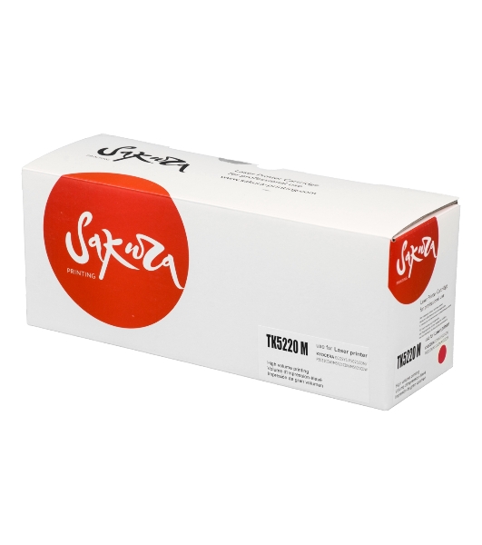 Картридж Sakura TK5220M для Kyocera Mita ECOSYS p5020cdn/p5021cdw/m5221cdn/m5521cdw, пурпурный, 1 200 к.