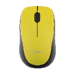 Мышь беспроводная Gembird MUSW-360-LM желтый, 1000 dpi, радиоканал, USB, кнопки - 3, фото4
