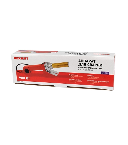 Сварочный аппарат для труб 900 Вт Rexant RX-900 (Japan teflon)