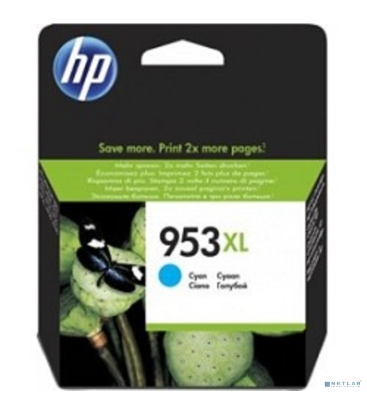 Картридж струйный HP 953XL F6U16AE голубой для HP OJP 8710/8715/8720/8730/8210/8725 (1600стр.)