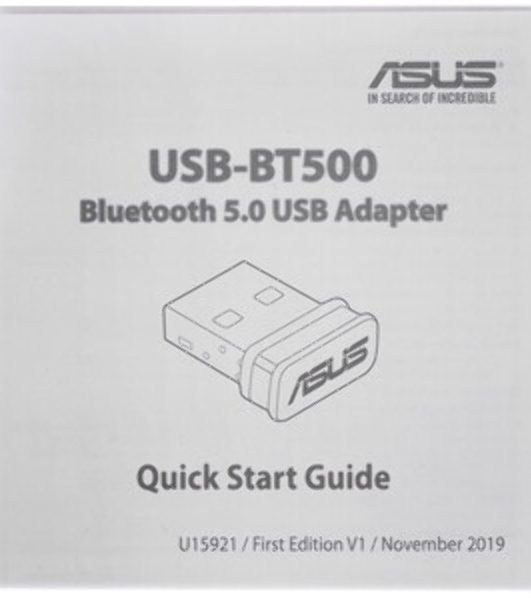 Сетевой адаптер Bluetooth ASUS USB-BT500 USB 2.0