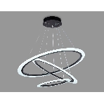 Светильник Ambrella light FA4361/3 BK черный 145W 3000K/4200K/6400K D770*800 (ПДУ РАДИО 2.4G), фото3