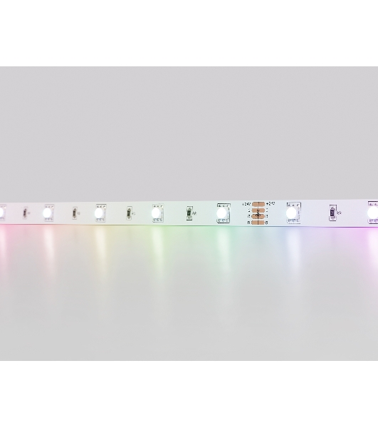 Светодиодная лента Ambrella light GS4301 5050 30Led/ 7.2W m/ 24V IP20 RGB/ 5000*10*1.87mm (4 конт.)