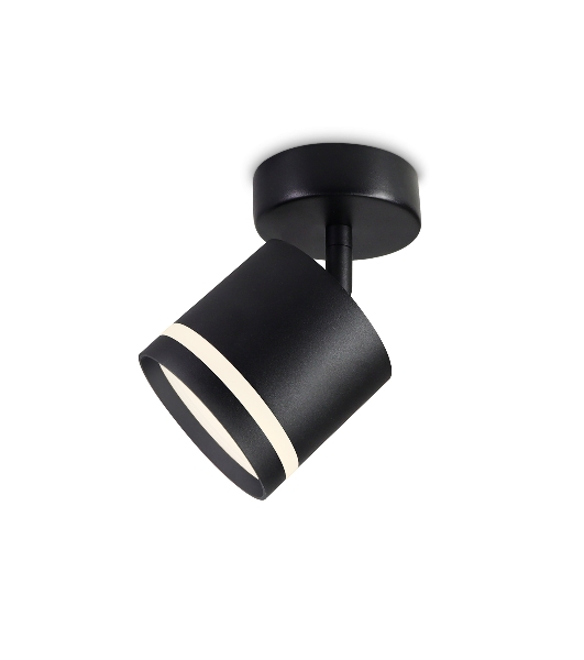 Накладной поворотный спот Ambrella light TA1414 BK черный GX53 max 12W 82*80*150