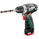 Аккум.дрель METABO PowerMaxx BS (600079550)2х2А·ч в сумке, фото 1