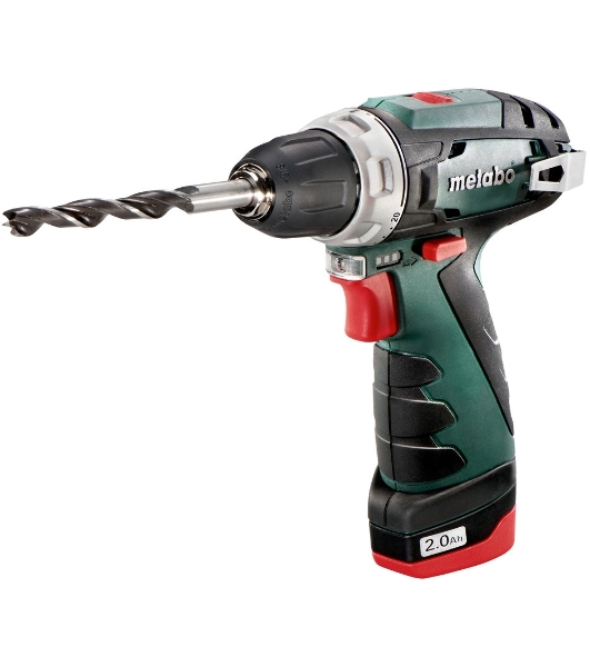Аккум.дрель METABO PowerMaxx BS (600079550)2х2А·ч в сумке