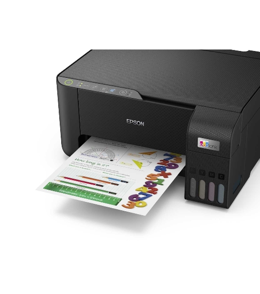 МФУ струйное Epson L3250 (C11CJ67412/C11CJ67418/C11CJ67405/C11CJ67408/C11CJ67503/C11CJ67508/C11CJ67523), A4, цветное, печ. до 33 стр/мин. (ч/б) до 15 стр/мин. (цвет), скан. до 11 стр/мин. (ч/б) 28 стр/мин. (цвет), 1440 x 5760 dpi (печать) 1200x2400dpi (скан.), USB, Wi-Fi