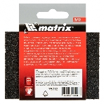 Губка для шлифования Matrix, 100 х 70 х 25 мм, средняя плотн., P 60, фото5