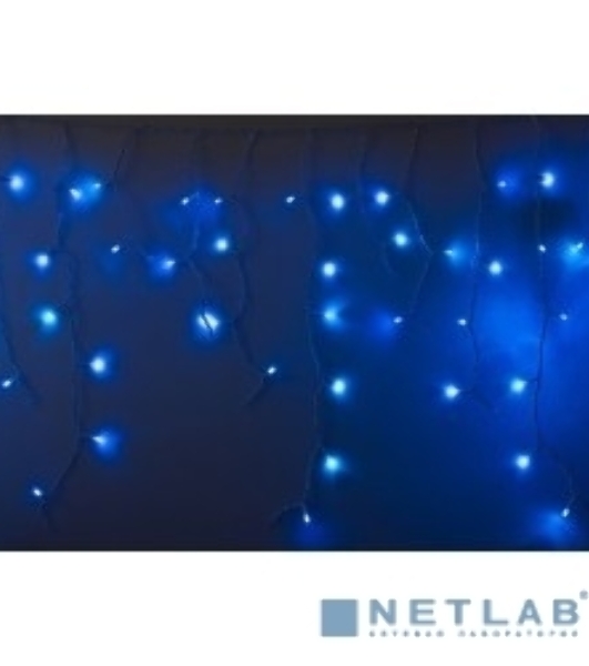 Гирлянда Neon-night Айсикл (бахрома) светодиодный, 4,8 х 0,6 м, белый провод, 230 В, диоды синие, 176 LED