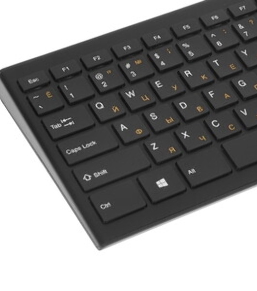 Клавиатура беспроводная Acer OKR010, USB, Радиоканал, черный