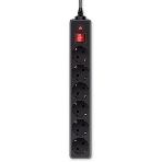 Сетевой фильтр Buro 300MDP-5-B 5м (3 розетки) черный (коробка), фото5
