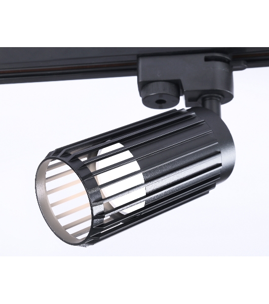 Трековый однофазный светильник Ambrella light GL5158 BK черный GU10 D60*120