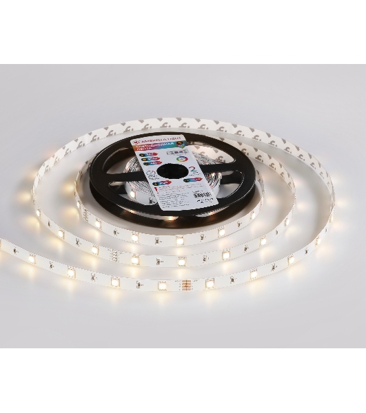 Светодиодная лента Ambrella light GS4301 5050 30Led/ 7.2W m/ 24V IP20 RGB/ 5000*10*1.87mm (4 конт.)