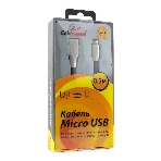 Кабель USB2.0 Cablexpert CC-G-mUSB01Bk-0.5M, AM/microB, серия Gold, длина 0.5м, черный, блистер, фото2