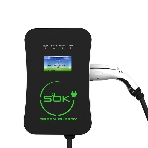 Зарядная станция S'OK Green Energy серии M3W Wallbox EV Charger SM3W10732542-7, 1-фаза, 7кВт (32А/220В), OCPP 1.6J, уровень защиты IP54, кабель 7.5м, фото2
