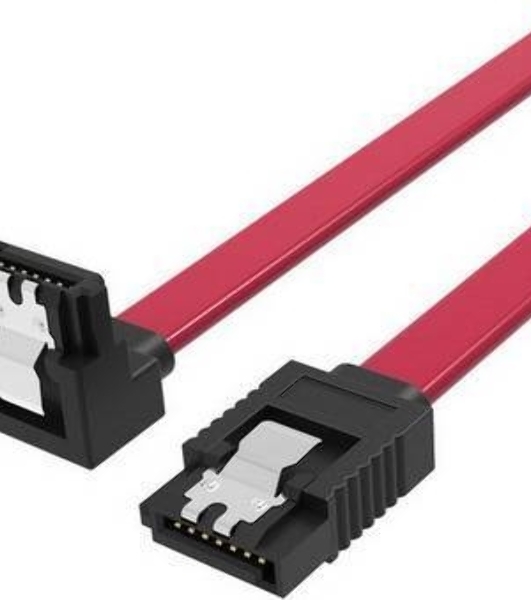 Кабель Vention SATA 3 M/SATA 3 M угол 90 с защелками, красный - 0.5 м KDDRD