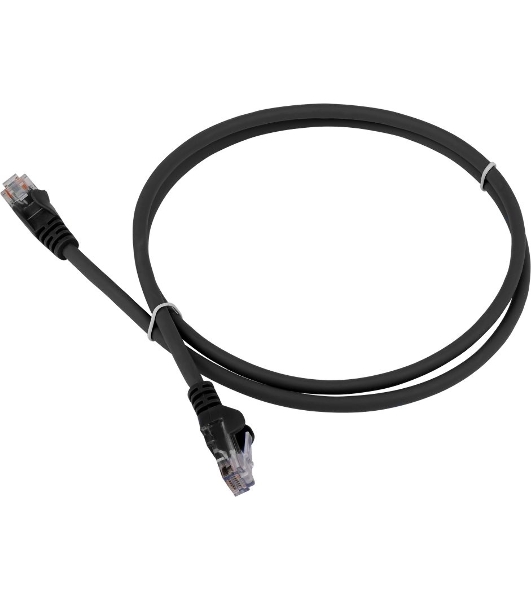 Патч-корд LANMASTER LSZH UTP cat.6, 1.0 м, черный
