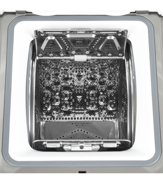 Стиральная машина Maunfeld SILVER MFWM127ISSL серебристый, загрузка вертикальная 7 кг, 1200 об/мин., класс: А+++