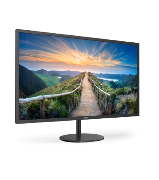 Монитор 31.5' AOC Q32V4 IPS 2560x1440, 75 Гц, 4 мс, 16:9, 250 кд/м2, 1xHDMI, 1xDP, 1x3.5 мм, черный