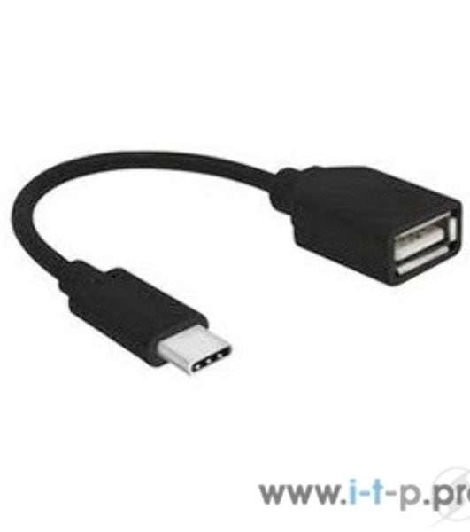 Переходник Cablexpert Переходник USB OTG, USB Type-C/USB 2.0F, пакет (A-OTG-CMAF2-01)