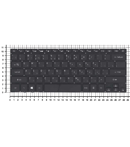 Клавиатура для ноутбука Acer Swift 7 SF713-51 черная